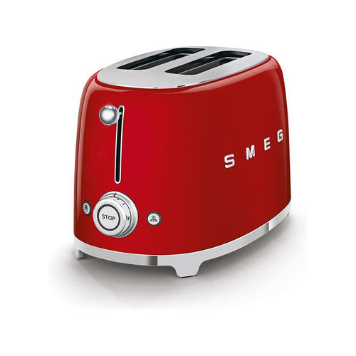 Smeg 50's Style Retro 2 Slice Toaster - Glossy Red (Photo: 3)